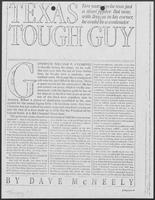Article headlined, "Texas Tough Guy," January 1981