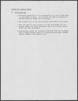 Budget and Planning office report regarding the Ad Valorem Tax