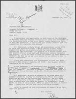 Letter from Pierre DuPont to William P. Clements, Jr., February 22, 1979