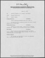 Memo from Dick Collins to William P. Clements, Jr., H.R. Bright, and Jim Francis, March 21, 1980