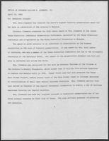 Press Release from the Office of Governor William P. Clements Jr. regarding historic preservation, April 22, 1982