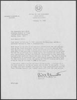 Letter from William P. Clements, Jr. to Mark White, February 22, 1980