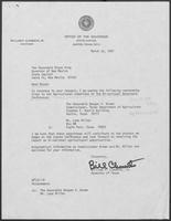 Appointment letter from William P. Clements to Governor of New Mexico, Bruce King, March 30, 1981
