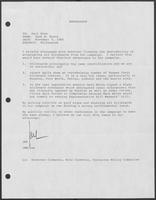 Memo from Jack M. Rains to Karl Rove regarding Billboards, November 5, 1985