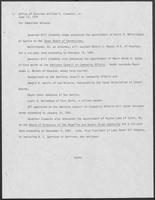 Press release from the Office of Governor William P. Clements, Jr. regarding appointments, June 12, 1979
