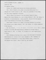 Press release from the Office of Governor William P. Clements, Jr. regarding appointments, January 22, 1981
