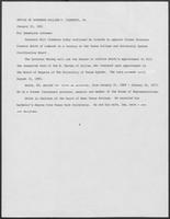 Press release from the Office of Governor William P. Clements, Jr. regarding appointments, January 23, 1981