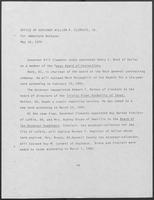 Press release from the Office of Governor William P. Clements, Jr. regarding appointments, May 16, 1979
