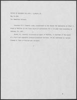 Press release from the Office of Governor William P. Clements, Jr. regarding appointments, May 12, 1981