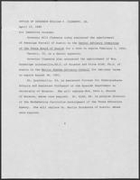 Press release from the Office of Governor William P. Clements, Jr. regarding appointments, April 15, 1980
