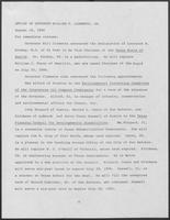 Press release from the Office of Governor William P. Clements, Jr. regarding appointments, August 14, 1980