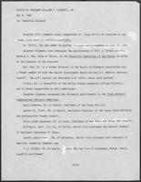Press release from the Office of Governor William P. Clements, Jr. regarding appointments, May 8, 1980