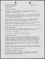 Staff List, June 13, 1978