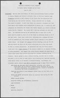Brief titled " Outline of Briefing to Bill Clements" by Senator Walter Mengden and Art Kelly, June 8, 1978