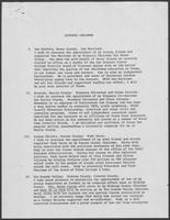 Report titled Hispanic Chairman, regarding appointments to office, undated