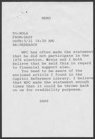 Memo from Dary Stone to Nola Haerle regarding William P. Clements, Jr.'s, contributions to the 1978 Gerald Ford presidential campaign, May 31, 1978