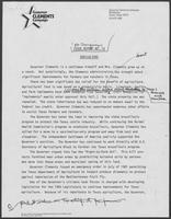 Campaign advertisement titled Issue Report No. 16, agriculture, undated