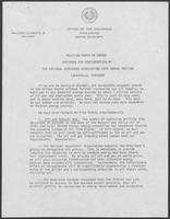 Position paper by Governor William P. Clements, Jr., regarding energy, 1979