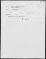 Group of documents regarding Election Accuracy Program Policy Committee, July 16th, 1982-July 28, 1982 