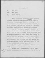 Memorandum from B.D. Daniel to Dary Stone regarding ballot security, February 15, 1982