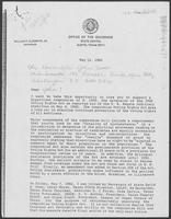 Letter from William P. Clements, Jr. to Sen. John Tower regarding the Voting Rights Act, May 12, 1982