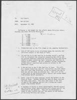 Annotated memo from Ben Gallant to Jim Francis regarding political advertisements targeting Christian voters, October 11, 1982