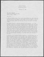 Letter from H.R. Bright to Cary Maguire, February 26, 1980