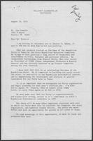 Letter from William P. Clements, Jr. to Jim Francis introducing him to Chet Upham, new Chair of Republican Party of Texas, August 16, 1979