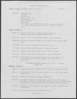 Schedule Roundup for Reagan Bush manifests, 1980