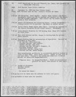 Memo from Herb Butrum to Staff operations for William P. CLements, Jr., undated