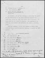 Memo from Bill Lauderback to William P. Clements, Jr. regarding Select Executive Committee of Democrats and Independents for Reagan-Bush, undated