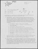Memo from Dary Stone to Policy Committee Members, April 15, 1982