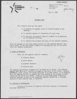 Report titled "RESEARCH PLAN", May 27, 1982