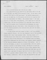 Transcript of Rita Crocker Clements' campaign remarks in Waco, Texas, October 15, 1986
