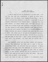 Remarks prepared for William P. Clements, Jr., regarding drugs and crime, undated