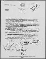 Letter from Governor Mark White to Trammell Crow, June 6, 1986