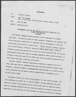 Memo from Bill Hammond to William P. Clements, Jr., regarding education briefing, May 30, 1986