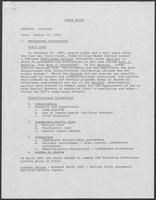 Report titled "Issue Brief: regarding Prisons," August 15, 1985