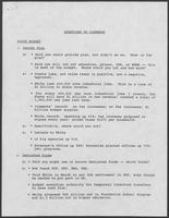 Report titled "Questions to Clements," undated