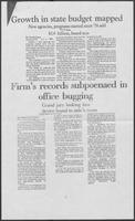 Group of newspaper clippings regarding Texas gubernatorial election, August 1986-October 1986