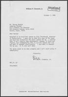 Group of documents regarding a speech by Pennsylvania Governor Dick Thornburgh, June - October, 1986