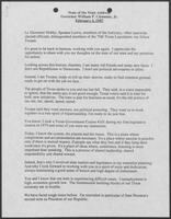 Remarks prepared for Governor William P. Clements, Jr., for State of the State Address, February 4, 1987