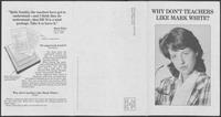 Brochure titled "Why don't teachers like Mark White?"