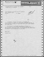 Mailgram from Rockefeller family to William P. Clements, Jr., January 30, 1979 