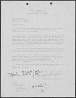 Letter from Wiley L. Harrington letter to Mark White, September 9, 1986