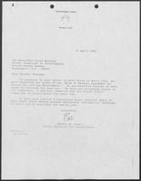 Letter from Robert M. Gates (Central Intelligence Agency) to Lloyd Bentsen, April 14, 1986