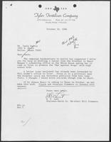 Letter from W.C. Lust to Janie Harris, October 10, 1986 