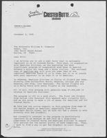 Correspondence between Bo Callaway and William P. Clements, Jr., December 1985 - April 1987