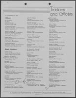 Group of materials regarding the National Partnership to Prevent Drug and Alcohol Abuse, September 19, 1985
