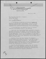 Letter from Robert H.B. Baldwin to William P. Clements, Jr., March 28, 1986